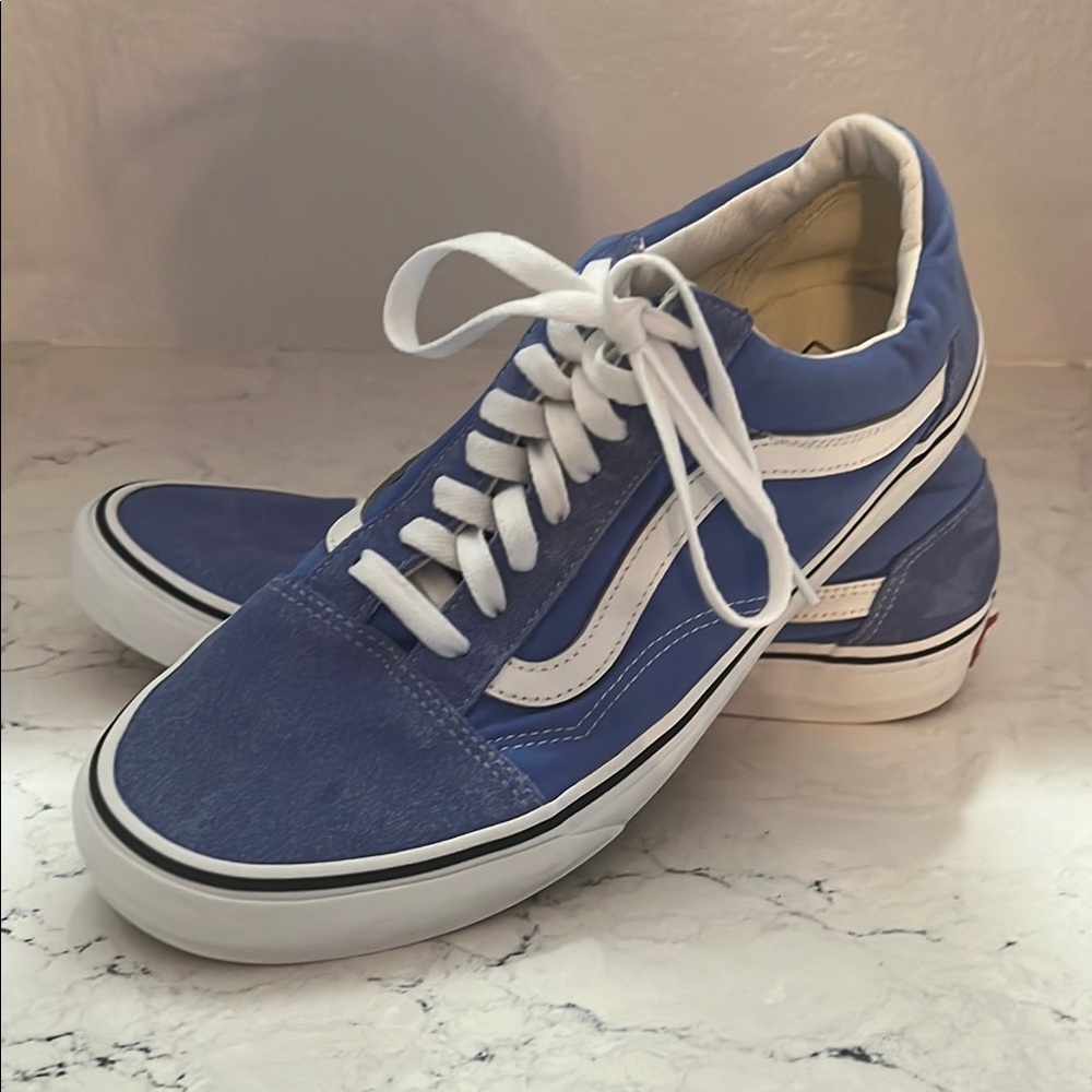 Vans Blue and White Sneakers